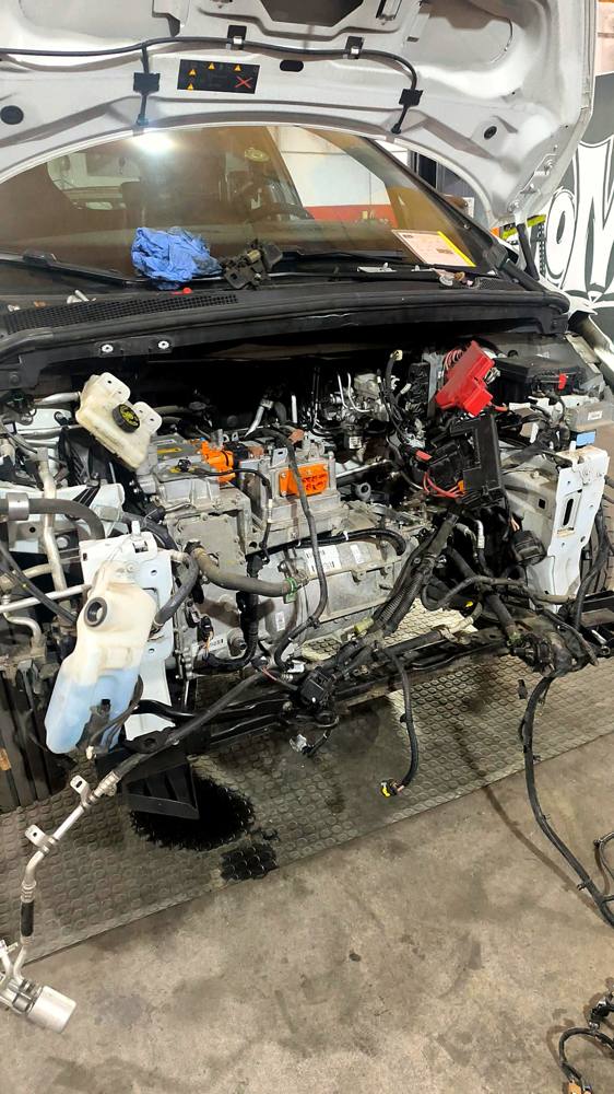 Compartimento do motor do Renault ZOE